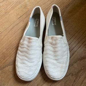 White Keds Slip Ons